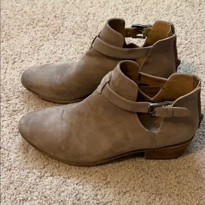 Around Tan Ankle Booties